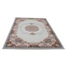 Tapis acrylique à motif Tabriz - gris 200x300