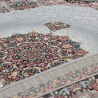 Tapis acrylique à motif Tabriz - gris 200x300