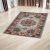 Tapis acrylique à motif Isfahan - gris 80x120