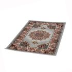 Tapis acrylique à motif Isfahan - gris 80x120
