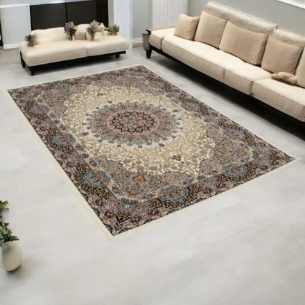 Tapis Persan beige KERMAN 200x300 tapis acrylique de qualité pour le séjour