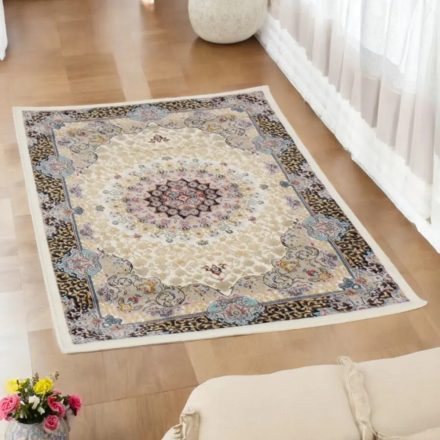 Tapis Persan beige Kerman 80x120 tapis acrylique exclusif