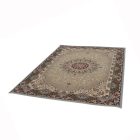Tapis acrylique à motif Kerman - gris 140x200