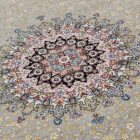 Tapis acrylique à motif Kerman - gris 140x200