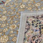 Tapis acrylique à motif Kerman - gris 140x200