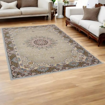 Tapis Persan gris KERMAN 160x230 tapis exclusif de salon en acrylique