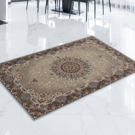 Tapis Persan gris Kerman 80x120 tapis mécanique qualité de salon ou chambre