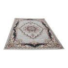 Tapis acrylique à motif Tabriz - gris 160x230
