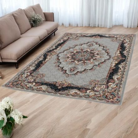 Tapis Persan gris TABRIZ 200x300 tapis de séjour en acrylique