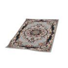 Tapis acrylique à motif Tabriz - gris 80x120