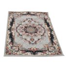 Tapis acrylique à motif Tabriz - gris 80x120