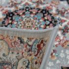 Tapis acrylique à motif Tabriz - gris 80x120