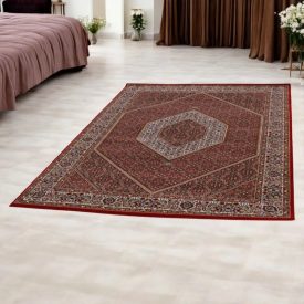 Tapis acrylique à motif Bidjar - bordeaux 140x200