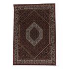 Tapis persan bordeaux Bidjar 60x90 tapis acrylique de qualité supérieure