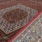Tapis acrylique à motif Bidjar - bordeaux 80x120