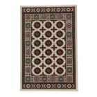 Tapis acrylique à motif Bokhara - beige 60x90