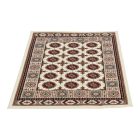Tapis acrylique à motif Bokhara - beige 60x90
