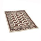 Tapis acrylique à motif Bokhara - beige 60x90