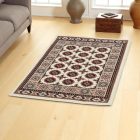 Tapis acrylique à motif Bokhara - beige 80x120