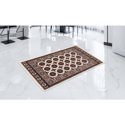 Tapis Persan beige Medalion 80x120 tapis mécanique qualité de salon ou chambre