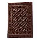 Tapis acrylique à motif Bokhara - bordeaux 160x230