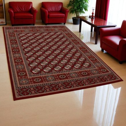 Tapis acrylique à motif Bokhara - bordeaux 200x300