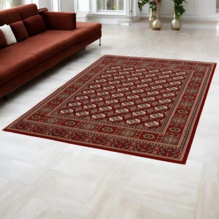 Tapis Persan bordeaux BOKHARA 200x300 tapis acrylique de qualité pour le séjour