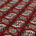 Tapis acrylique à motif Bokhara - bordeaux 200x300