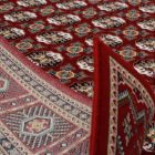 Tapis acrylique à motif Bokhara - bordeaux 200x300