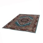 Tapis acrylique à motif Tabriz - turquoise 160x230