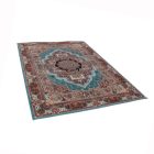Tapis acrylique à motif Tabriz - turquoise 160x230