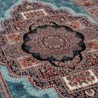 Tapis acrylique à motif Tabriz - turquoise 160x230