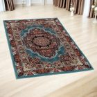 Tapis Persan bleu Tabriz 80x120 tapis acrylique exclusif