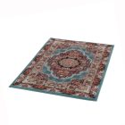 Tapis Persan bleu Tabriz 80x120 tapis acrylique exclusif