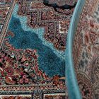 Tapis Persan bleu Tabriz 80x120 tapis acrylique exclusif