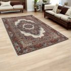 Tapis acrylique à motif Tabriz - beige 160x230
