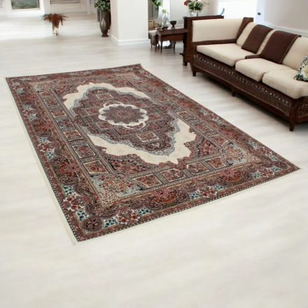 Tapis Persan beige TABRIZ 200x300 tapis acrylique exclusif pour le salon