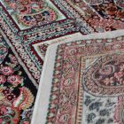 Tapis acrylique à motif Tabriz - beige 80x120