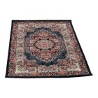 Tapis acrylique à motif Tabriz - bleu foncé 80x120