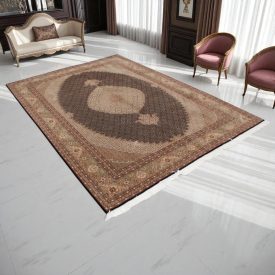 Tapis Tabriz 200x286 tapis persan fait main pour le salon