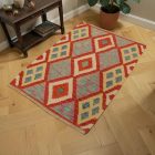 Tapis Kilim Chobi 301x207 kilim en laine afghane tissé main
