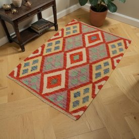 Tapis Kilim Chobi 301x207 kilim en laine afghane tissé main