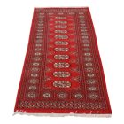 Tapis chemin bordeaux Boukhara 65x176 tapis pakistanais fait main
