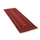 Tapis chemin bordeaux Boukhara 65x176 tapis pakistanais fait main