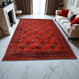   Tapis Afghan Elephant Foot 196x298 tapis oriental fait main pour le salon