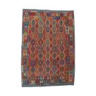Tapis Kilim laine tissé main Chobi 63x94 tapis kilim multicolore
