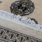 Grand tapis beige Boukhara 249x332 tapis de salon pakistanais fait main