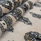 Grand tapis beige Boukhara 249x332 tapis de salon pakistanais fait main
