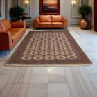 Grand tapis beige Jaldar 253x338 tapis de salon pakistanais fait main