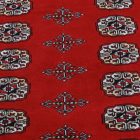 Grand tapis bordeaux Boukhara 278x372 tapis de salon pakistanais fait main